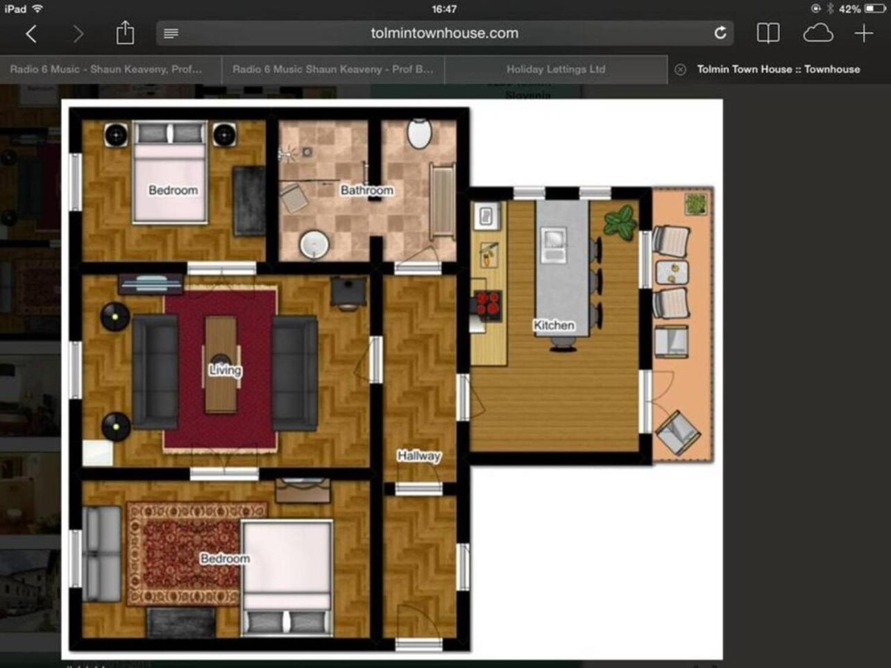 Tolmin Center Apartments Townhouse & Loft Exteriör bild